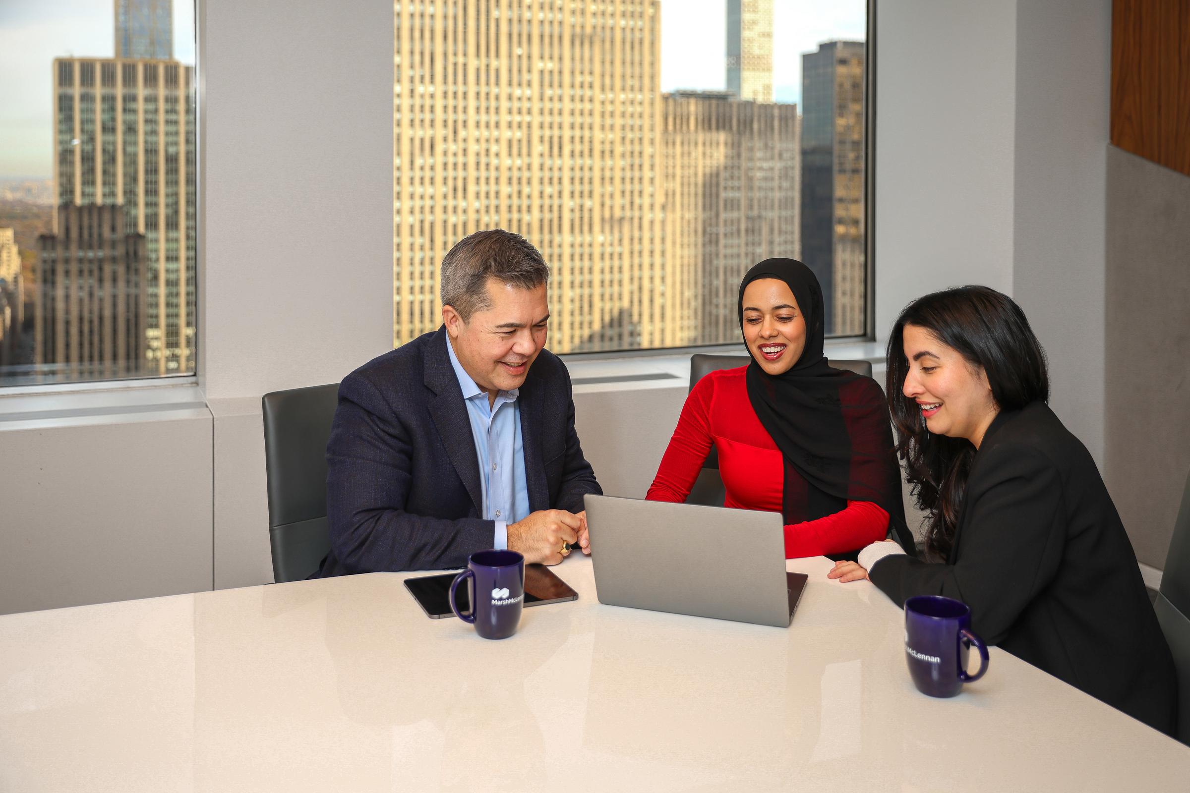 People collaborating at work