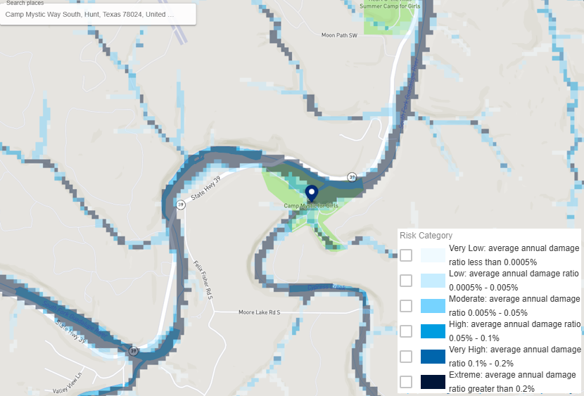 river flooding map